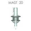 Kép 1/3 - Mast 20 fockroller, merev vorstaggal