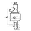 Kép 2/3 - Mast G 25 Code 0 betekerő felső forgó