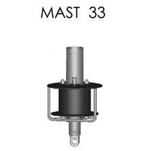 Mast 33 fockroller, merev vorstaggal