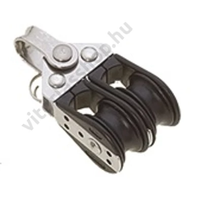 Füles dupla csiga 6 mm-es kötélig