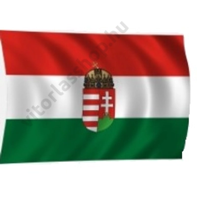 Címeres magyar zászló, tépőzáras
