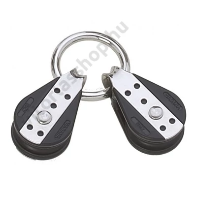 Dupla füles csiga 8 mm-es kötélig