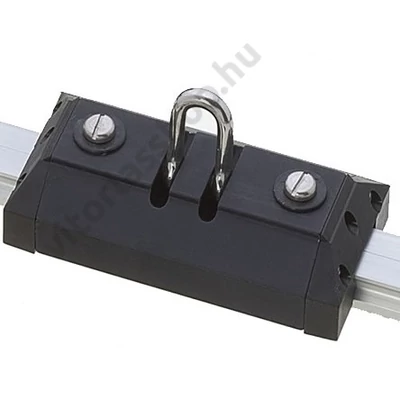 Hosszú billenő füles traveller kocsi 31 mm-es traveller sínhez