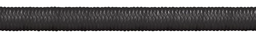 Gumikötél, 3 mm, fekete
