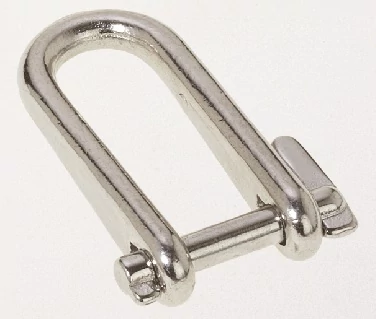 Kovácsolt D sekli 6 mm, biztonsági stiftes