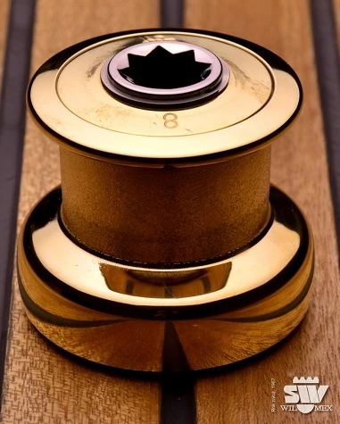 Csörlő KZ-008B, polírozott bronz
